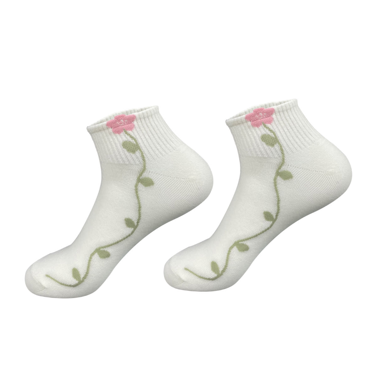 CALCETINES DE MUJER TOBILLO ALGODÓN PEINADO3