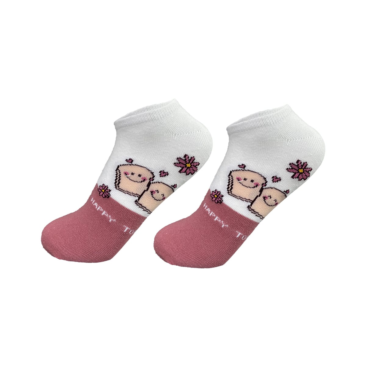 CALCETINES DE MUJER CORTE TOBILLO OSO/OVEJA/CABALLO | 12 UNID6