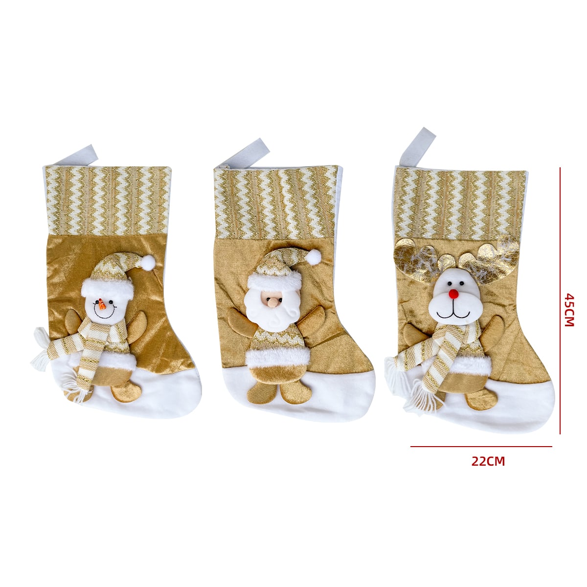 BOLSA DE NAVIDAD BOTA ROSADA 22X45CM1