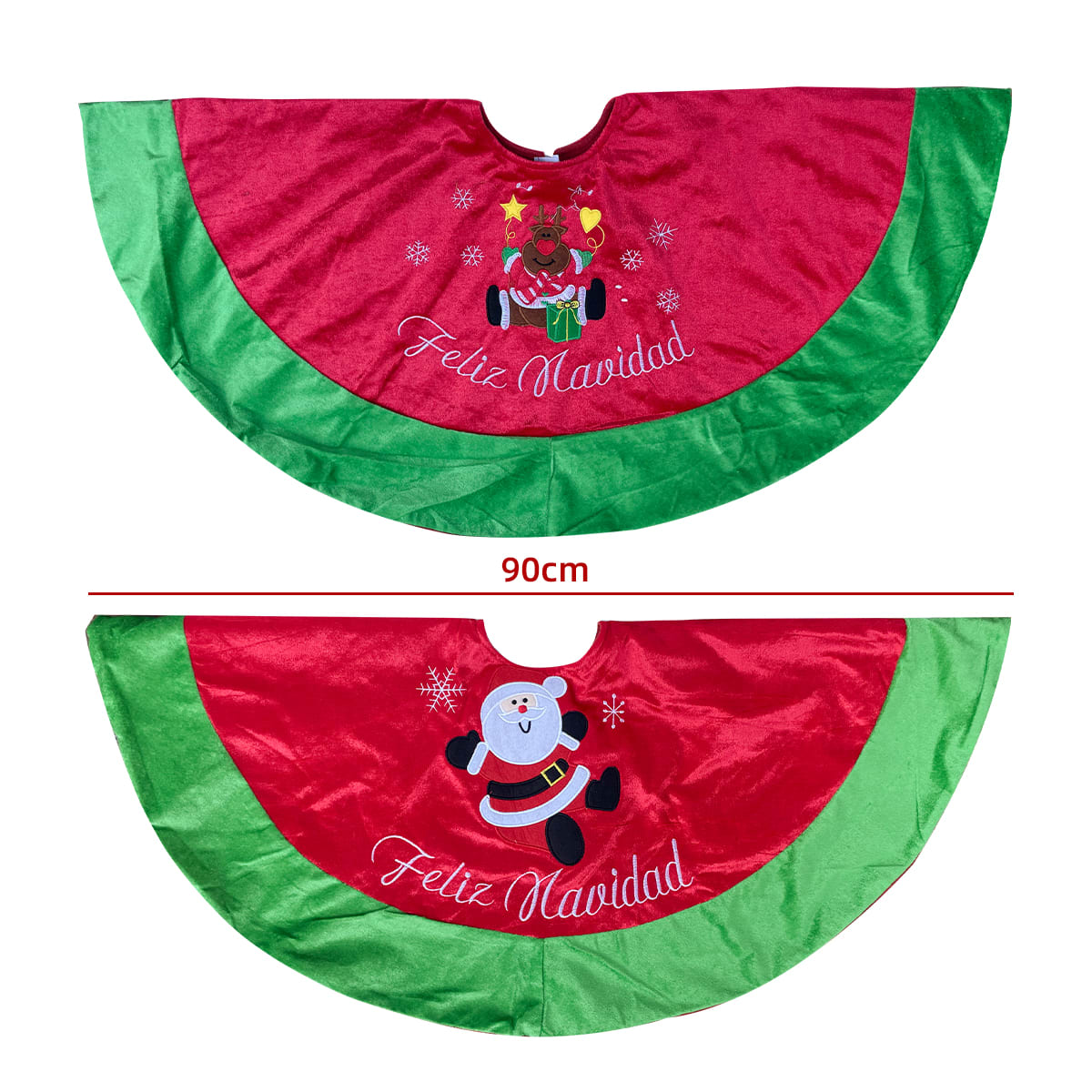 FALDON DE ARBOL DE NAVIDAD 90CM 0