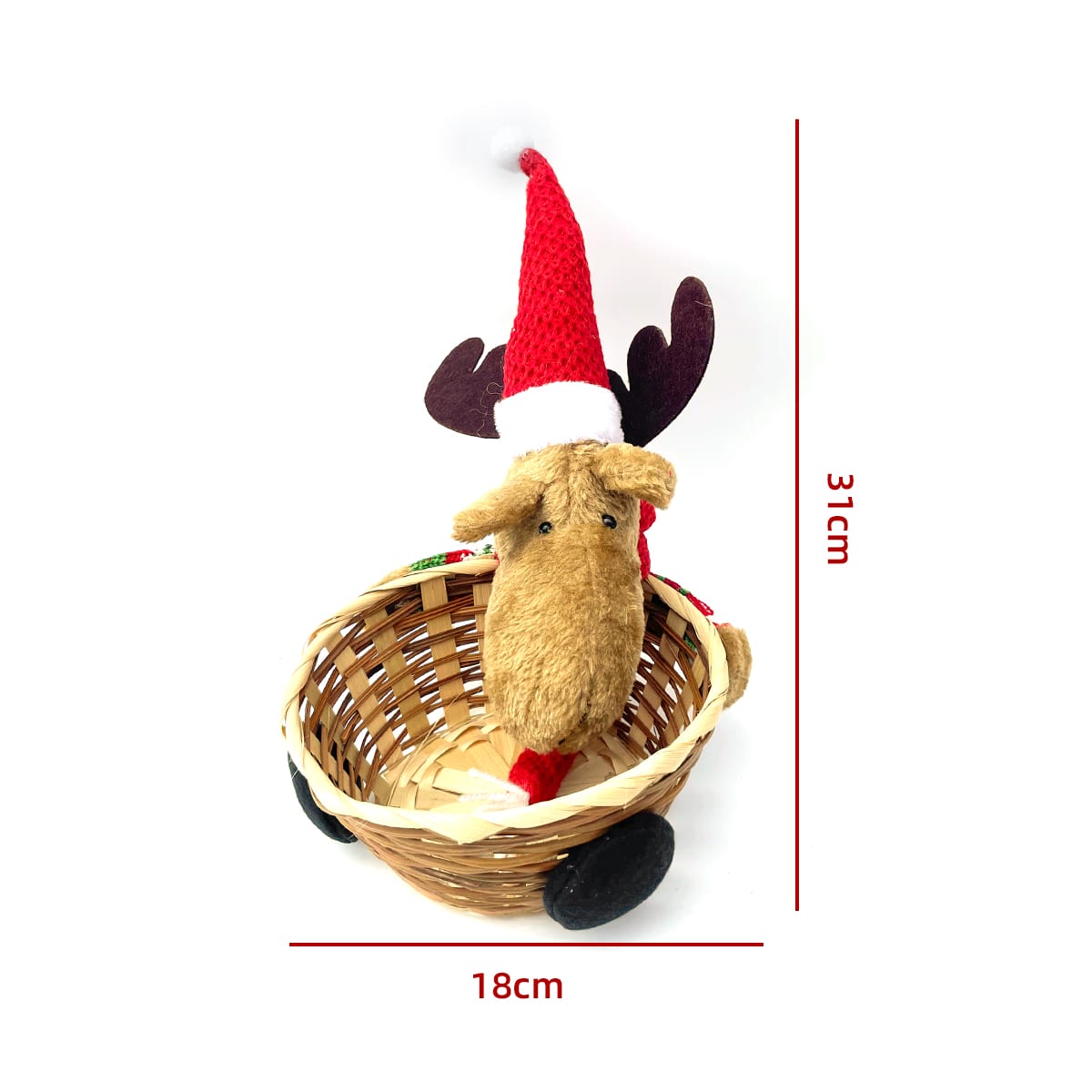 CANASTO MUÑECO DE NAVIDAD 31X18CM4