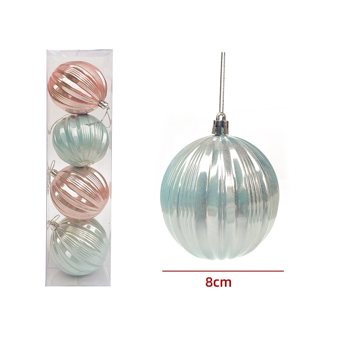 Bolas de navidad 8cm 4pcs2