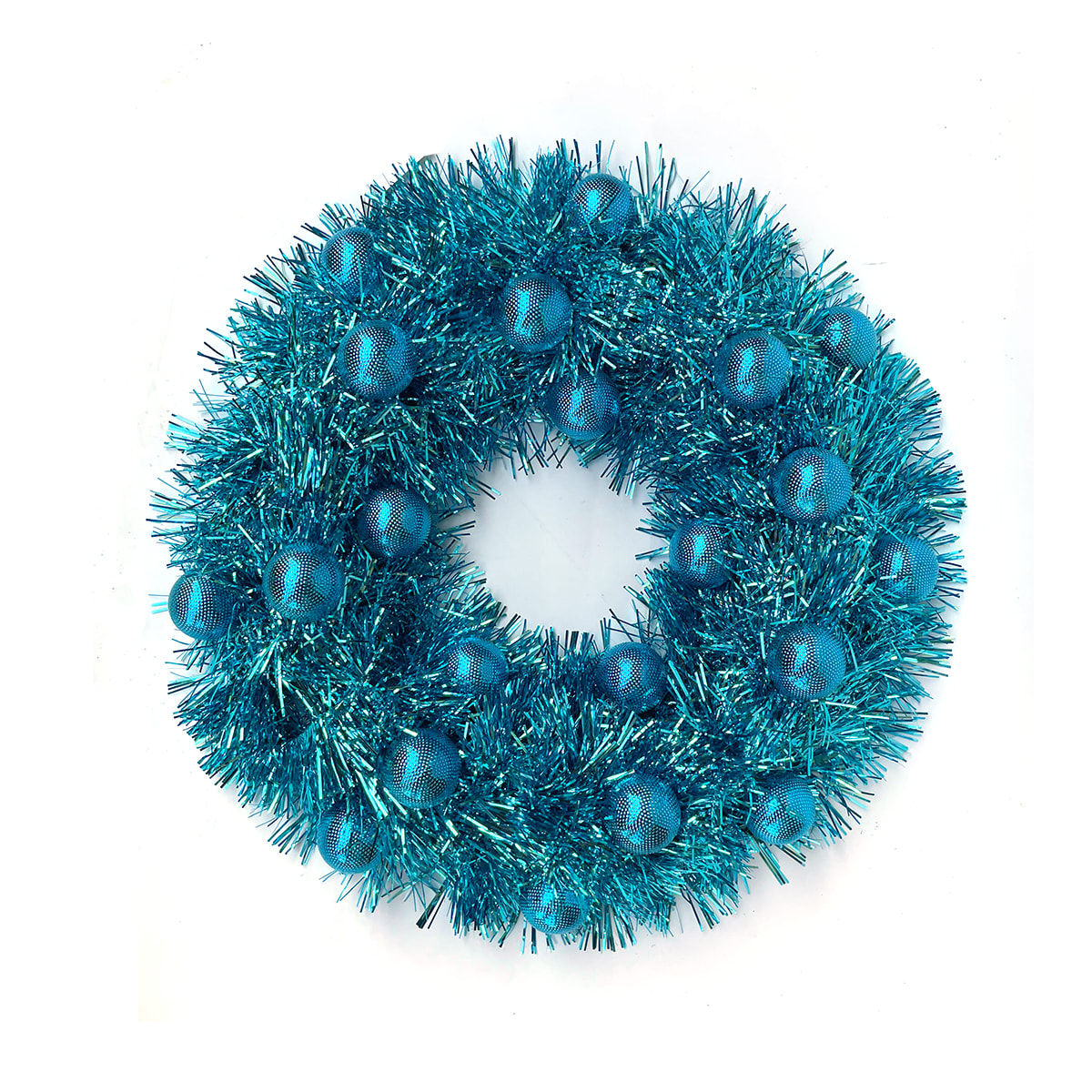 CORONA DE NAVIDAD CON PELOTAS 40CM2