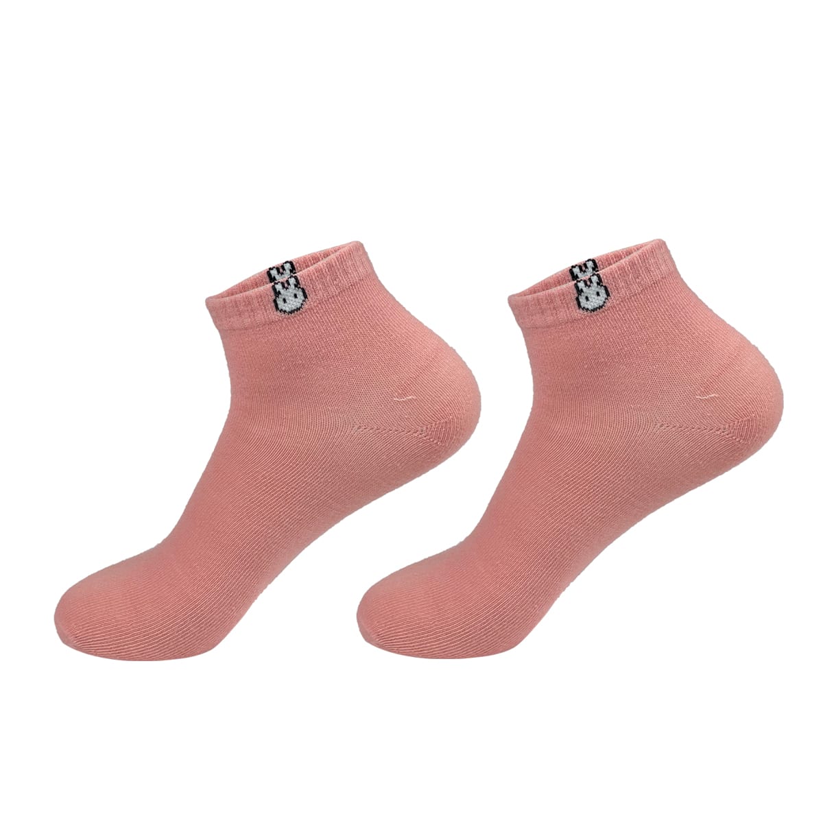 CALCETINES DE NIÑA CORTE TOBILLO LISO CONEJO 6-9 AÑOS3