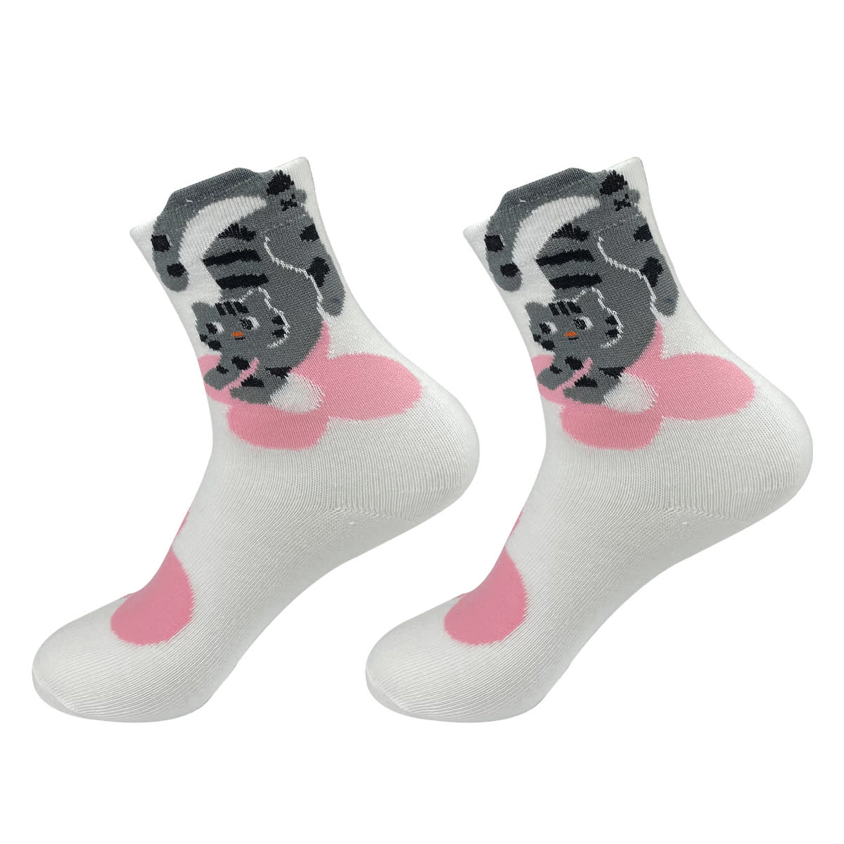 CALCETINES DE NIÑA CORTE MEDIO ANIMALITOS 6-9 AÑOS4