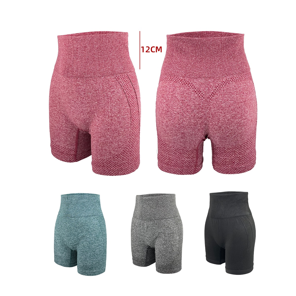 Leggings corto De Levantamiento De Glúteos liso Colores Surtidos1