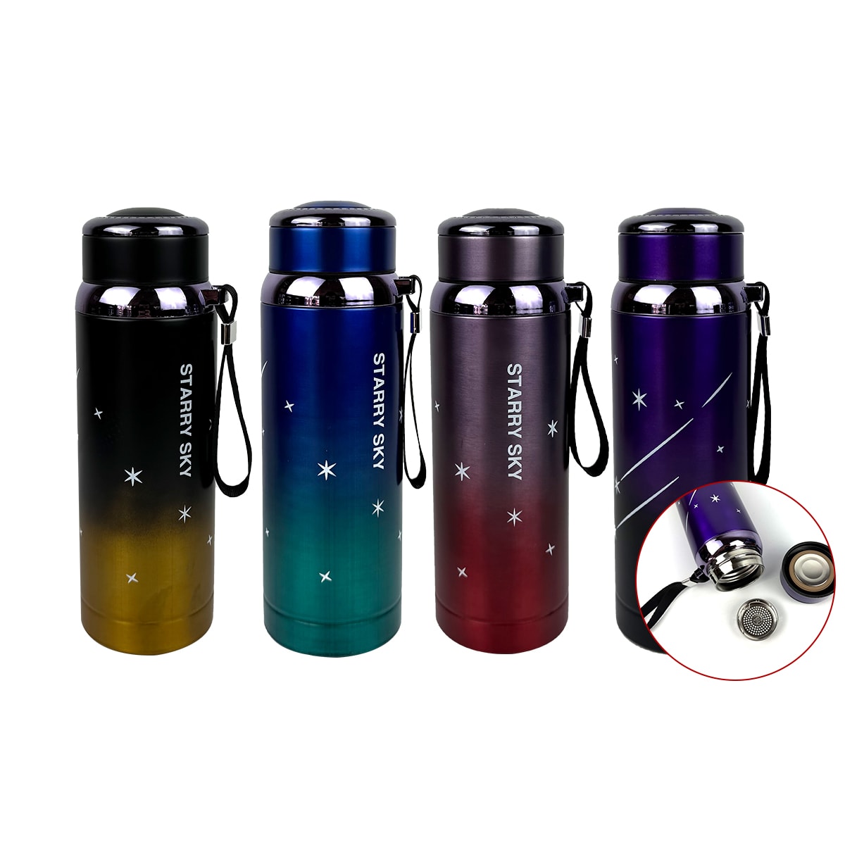 TERMO PARA AGUA DEGRADE CON DISEÑO 800ML 0