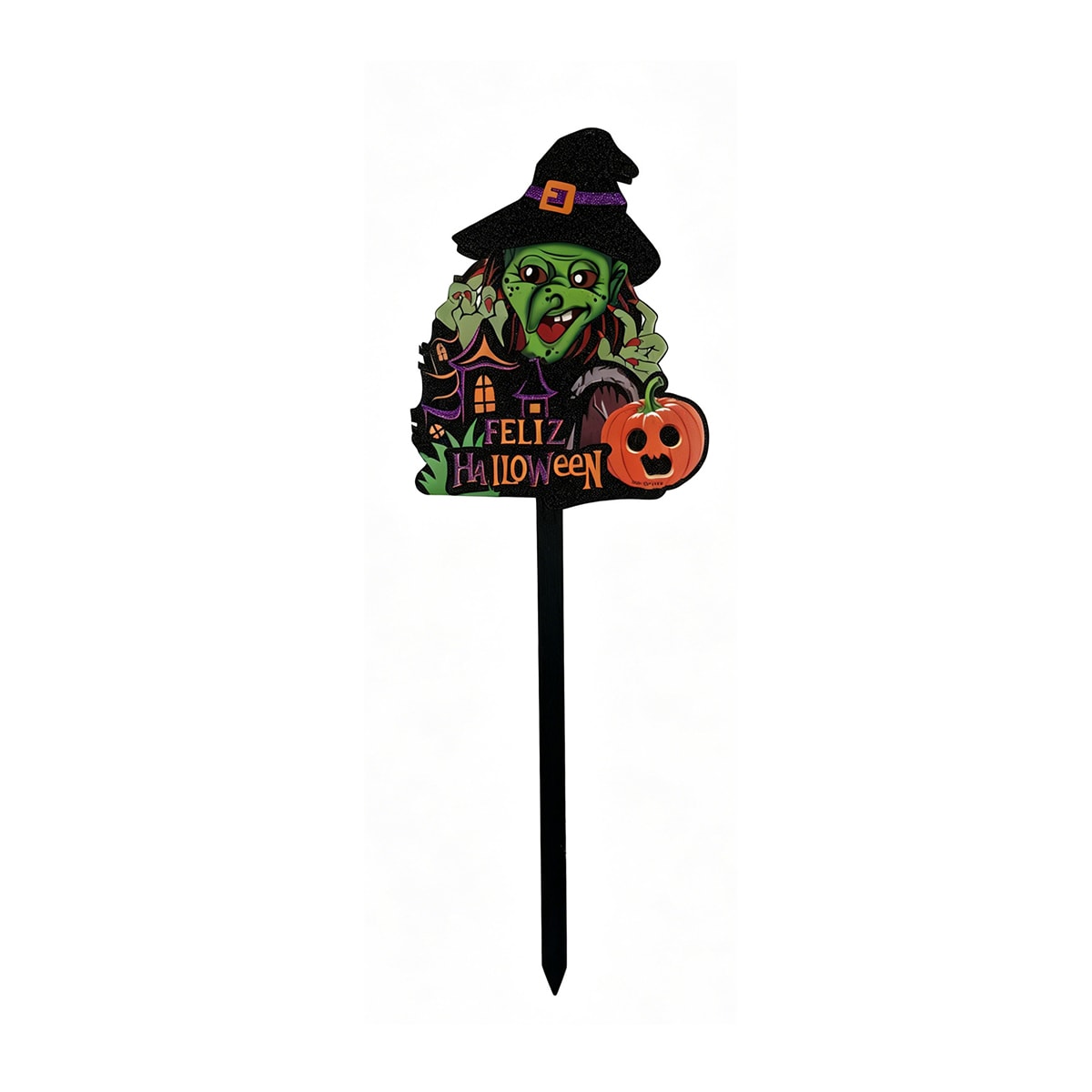 ADORNO JARDIN ESTACA HALLOWEEN MULTIPLE DISEÑO 75X25cm2