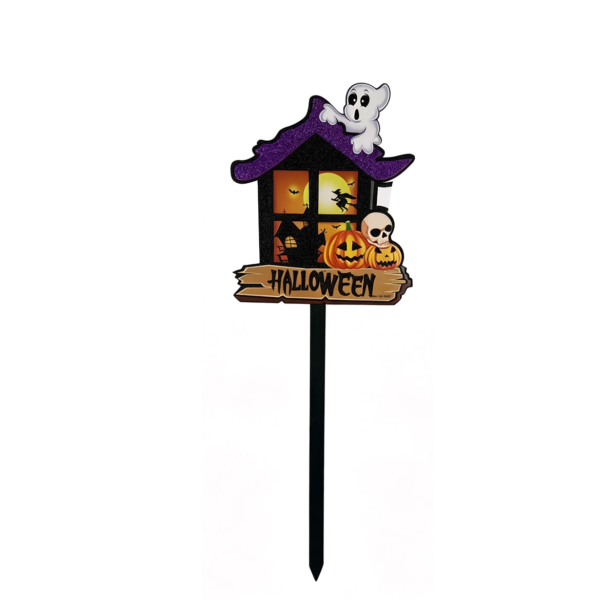 ADORNO JARDIN ESTACA HALLOWEEN MULTIPLE DISEÑO 75X25cm3