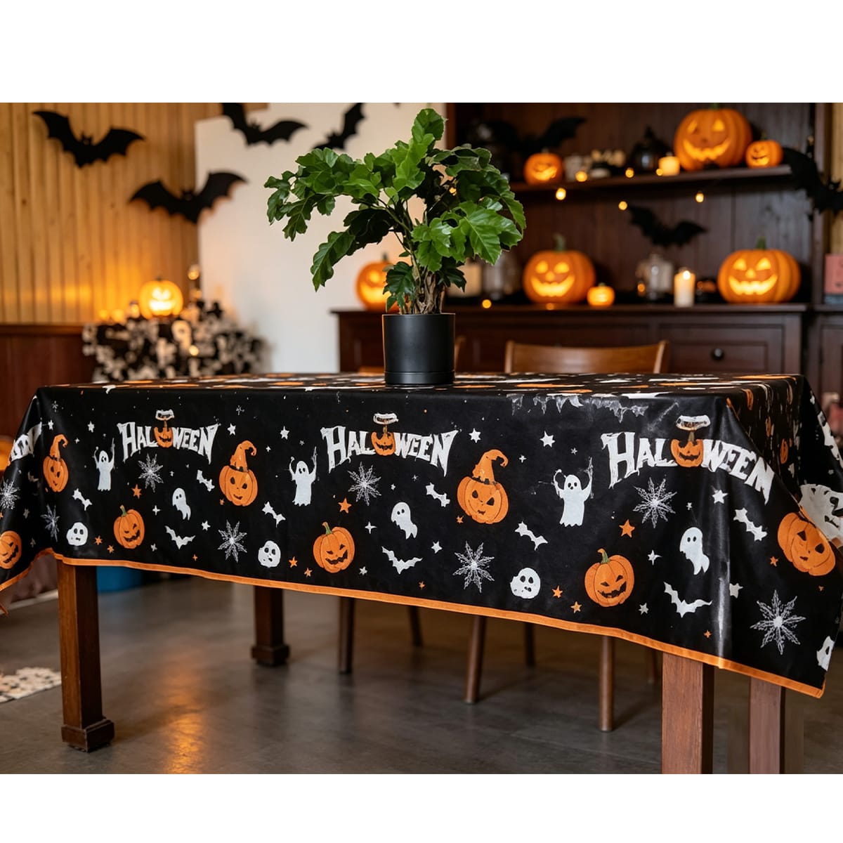 MANTEL HALLOWEEN 137X183CM3