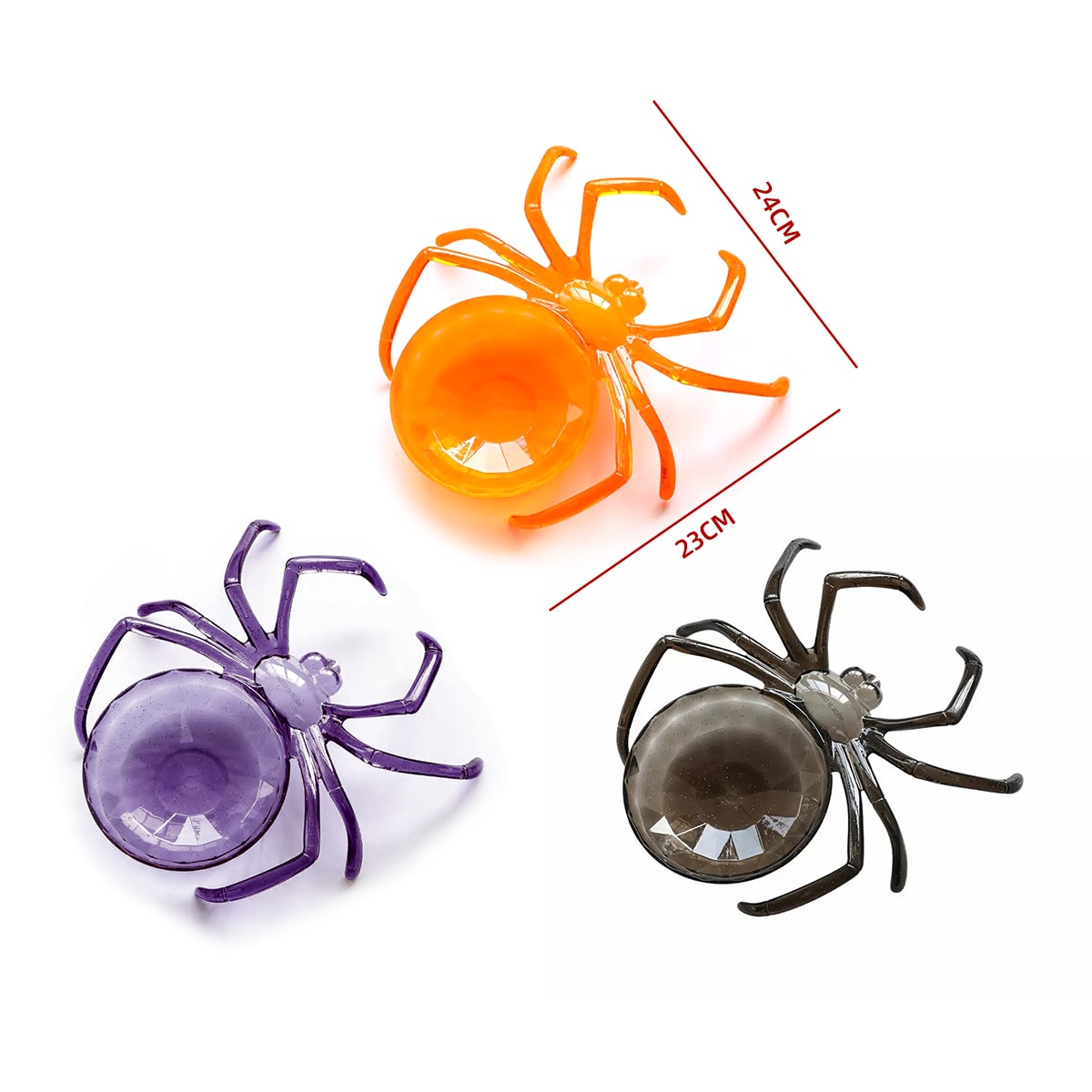 PLATO ARAÑA FIESTA HALLOWEEN  23X24X5.5CM 0