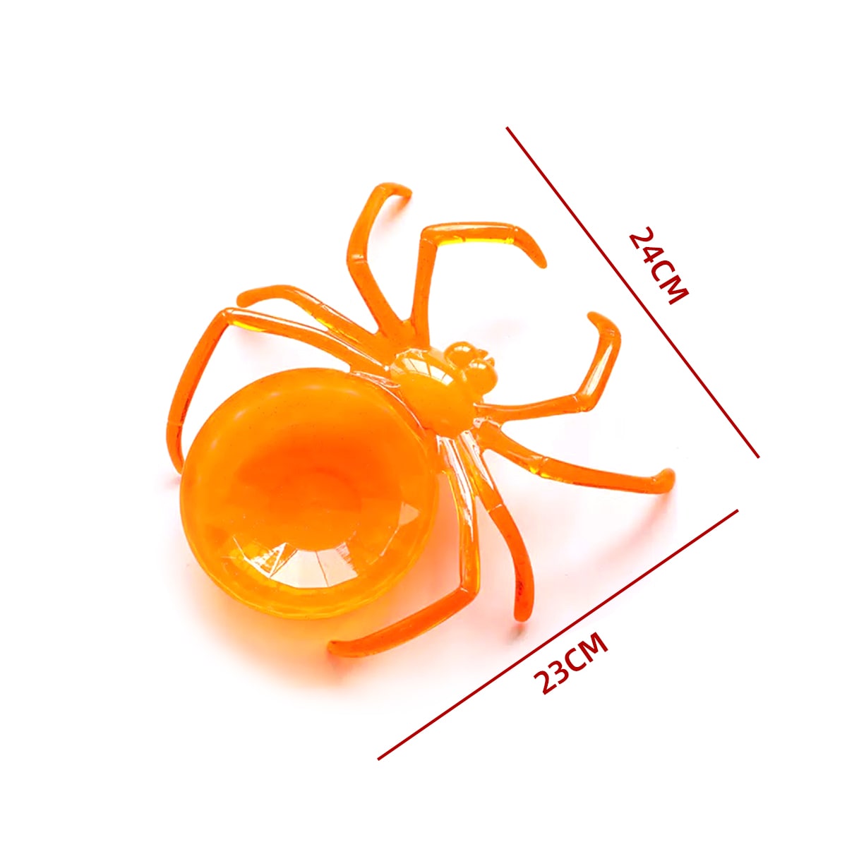 PLATO ARAÑA FIESTA HALLOWEEN  23X24X5.5CM3