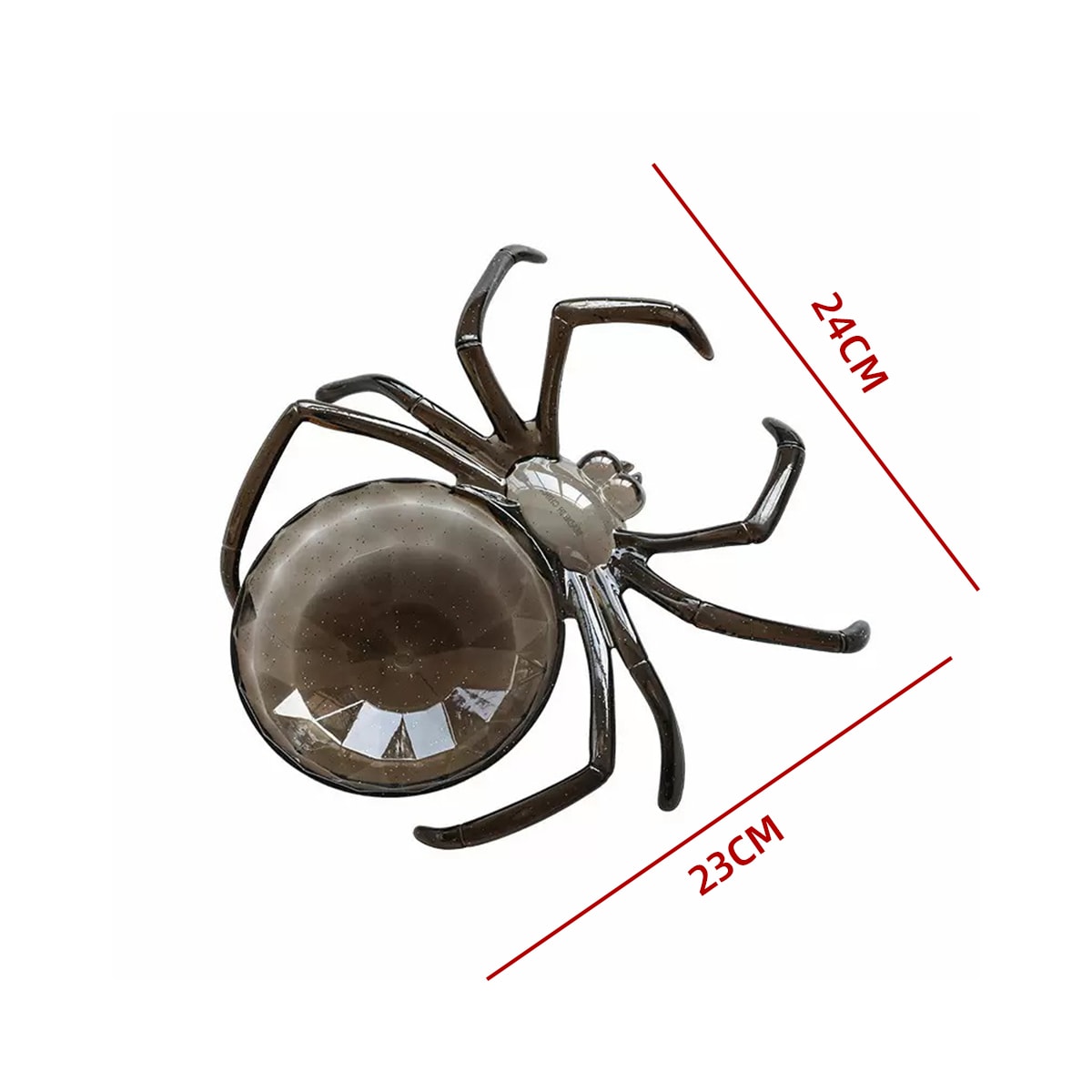 PLATO ARAÑA FIESTA HALLOWEEN  23X24X5.5CM4