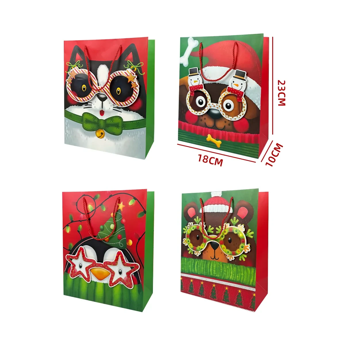 BOLSA DE REGALO NAVIDAD CHICA 18*23*10CM4