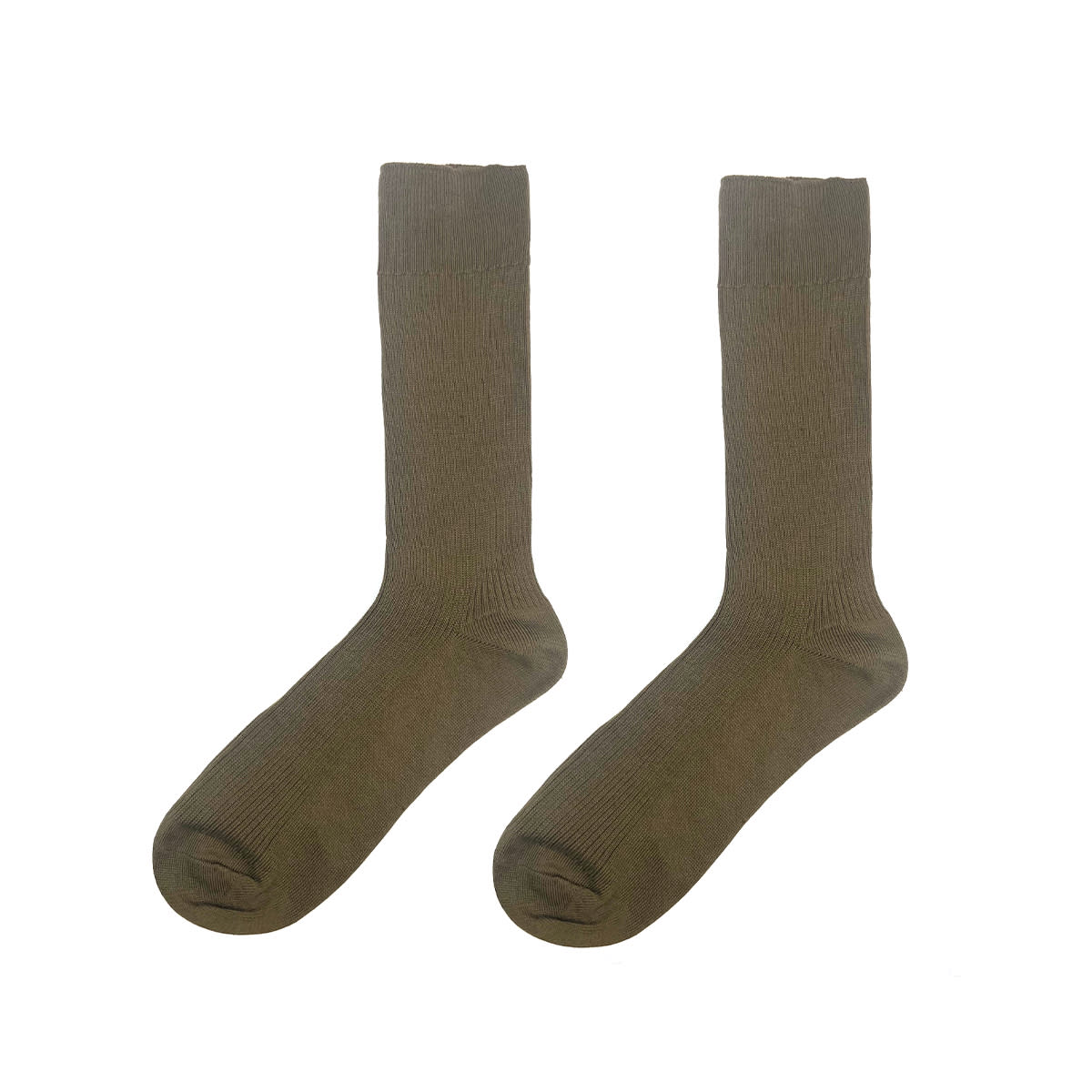 CALCETIN DE HOMBRE ACANALADO VERDE | 12 UNID2