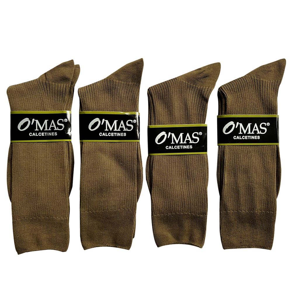 CALCETIN DE HOMBRE ACANALADO VERDE | 12 UNID 0