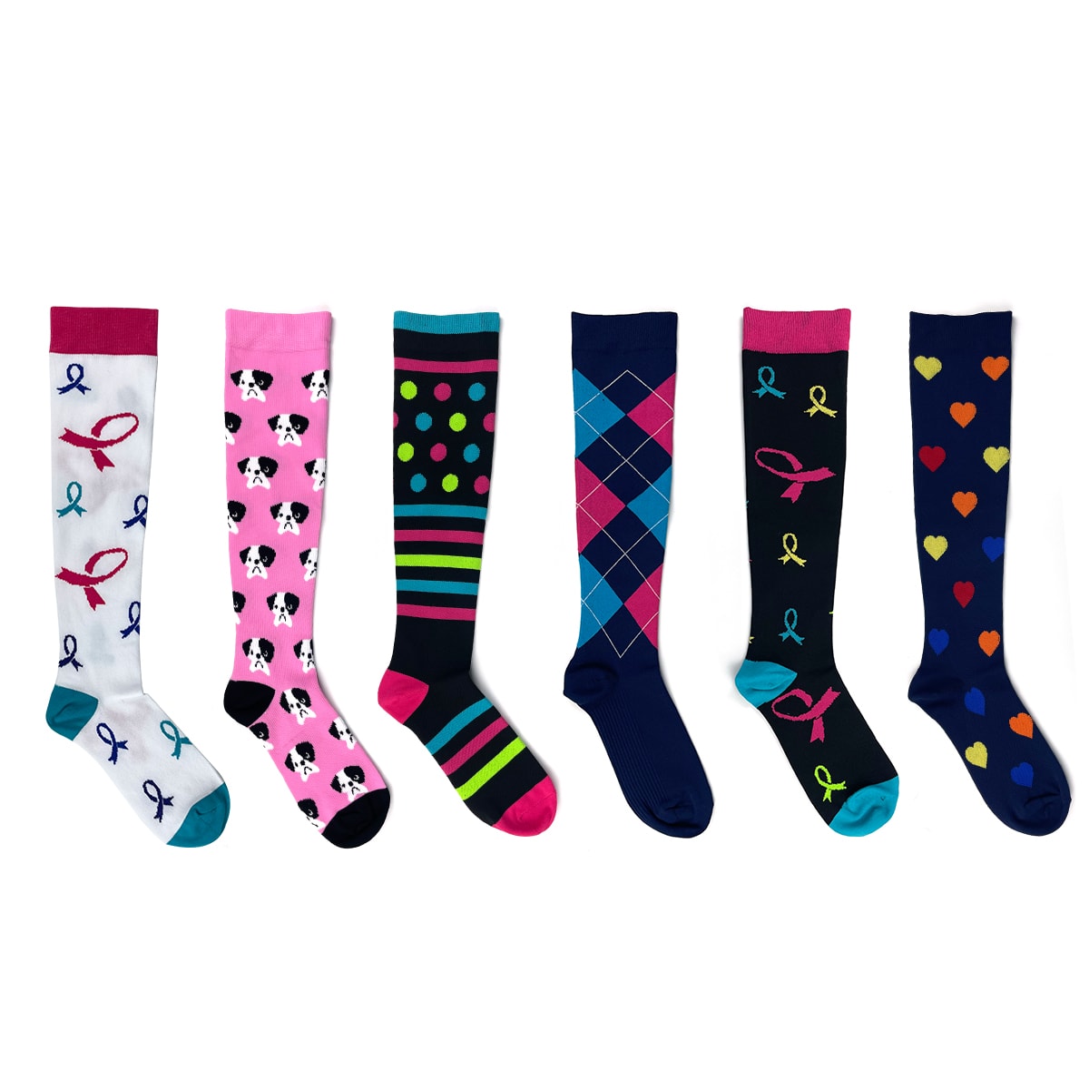 CALCETINES DE COMPRESION CAÑA ALTA SURTIDOS1