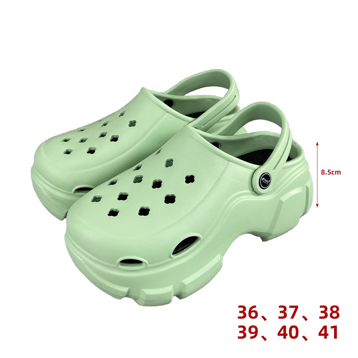 SANDALIA PARA MUJER PLATAFORMA COLOR LISO 10CM TALLA 36-41 | 24 UNID9