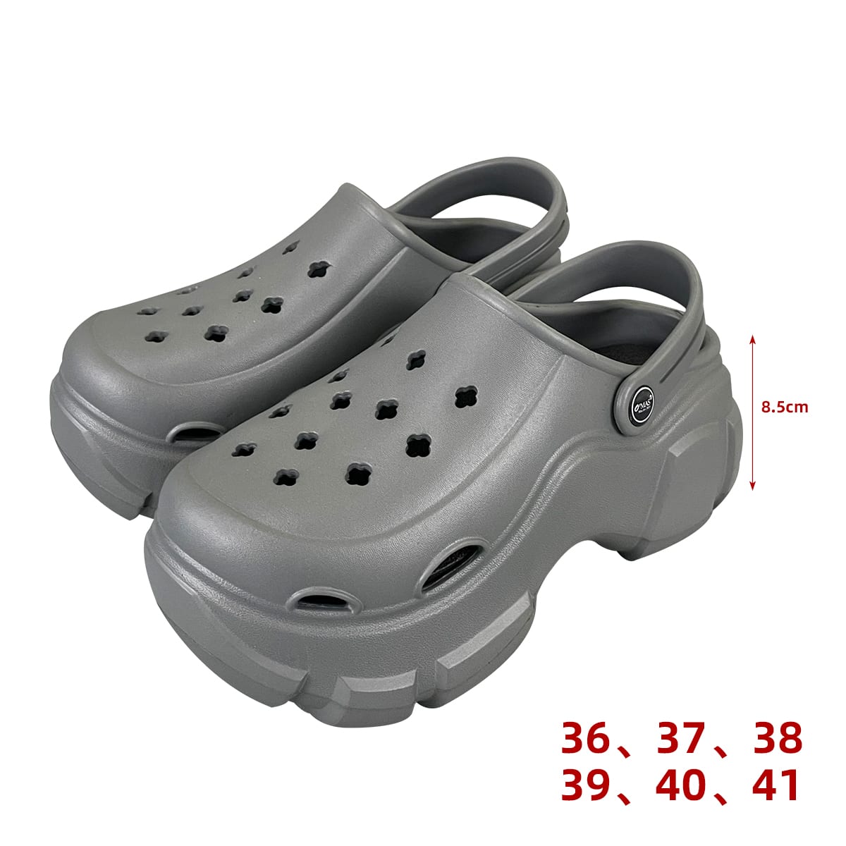 SANDALIA PARA MUJER PLATAFORMA COLOR LISO 10CM TALLA 36-41 | 24 UNID8