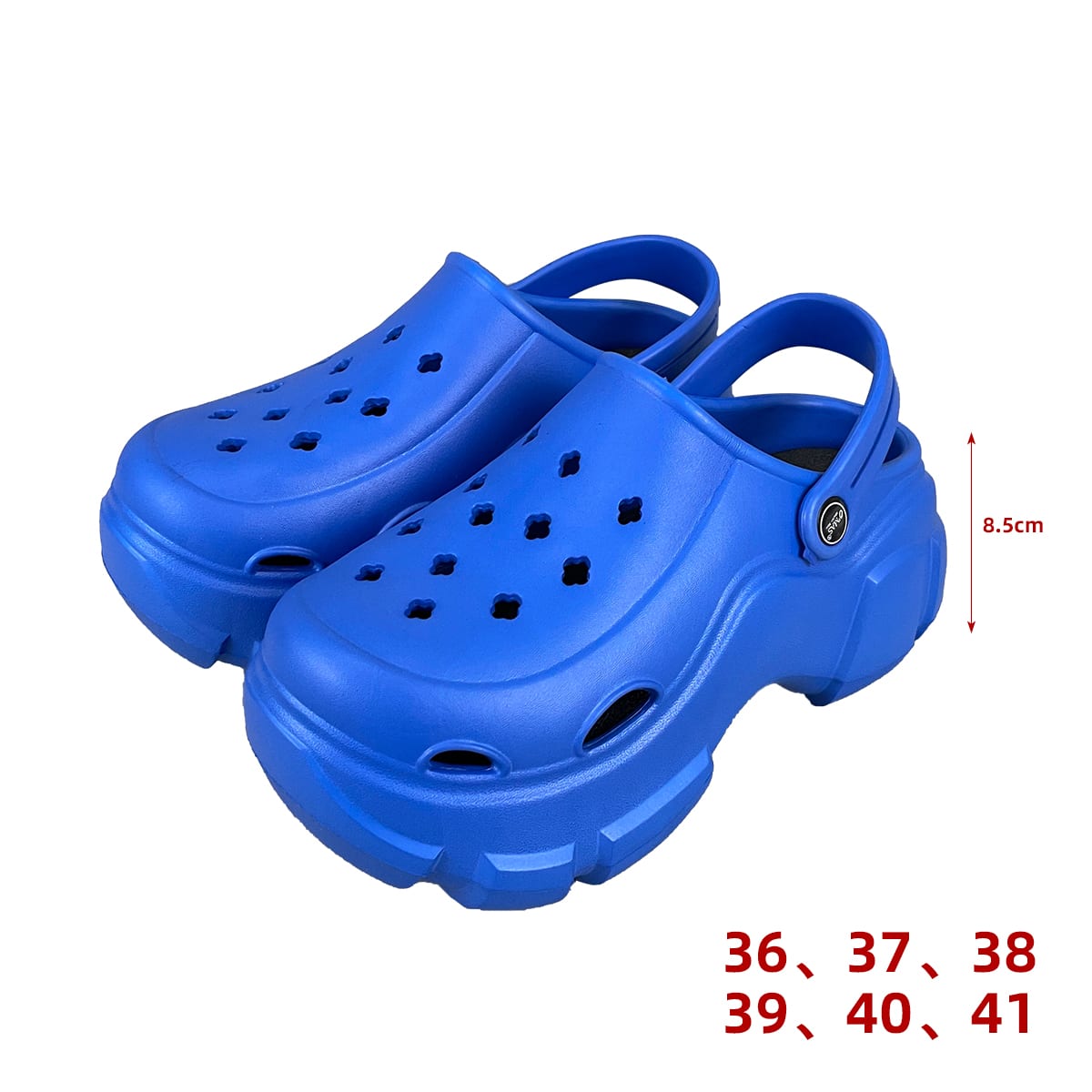 SANDALIA PARA MUJER PLATAFORMA COLOR LISO 10CM TALLA 36-41 | 24 UNID7