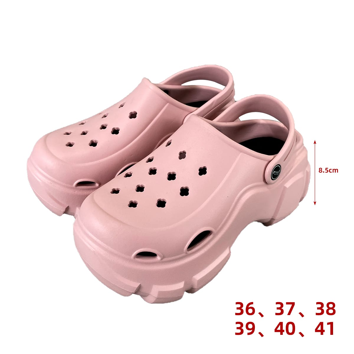 SANDALIA PARA MUJER PLATAFORMA COLOR LISO 10CM TALLA 36-41 | 24 UNID4