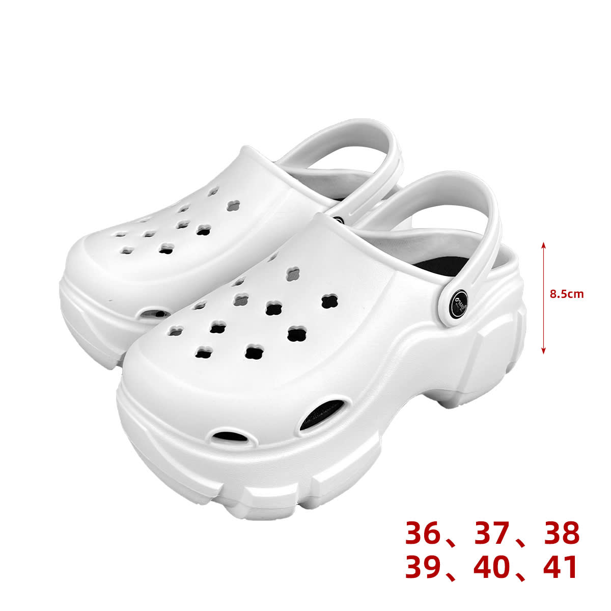 SANDALIA PARA MUJER PLATAFORMA COLOR LISO 10CM TALLA 36-41 | 24 UNID3