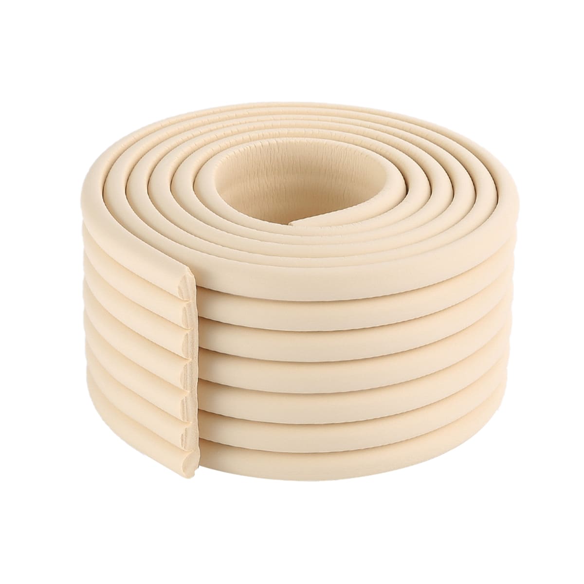 BURLETE PROTECTOR PARA BORDES GOMA 8X0.8X200CM |12 UNID3