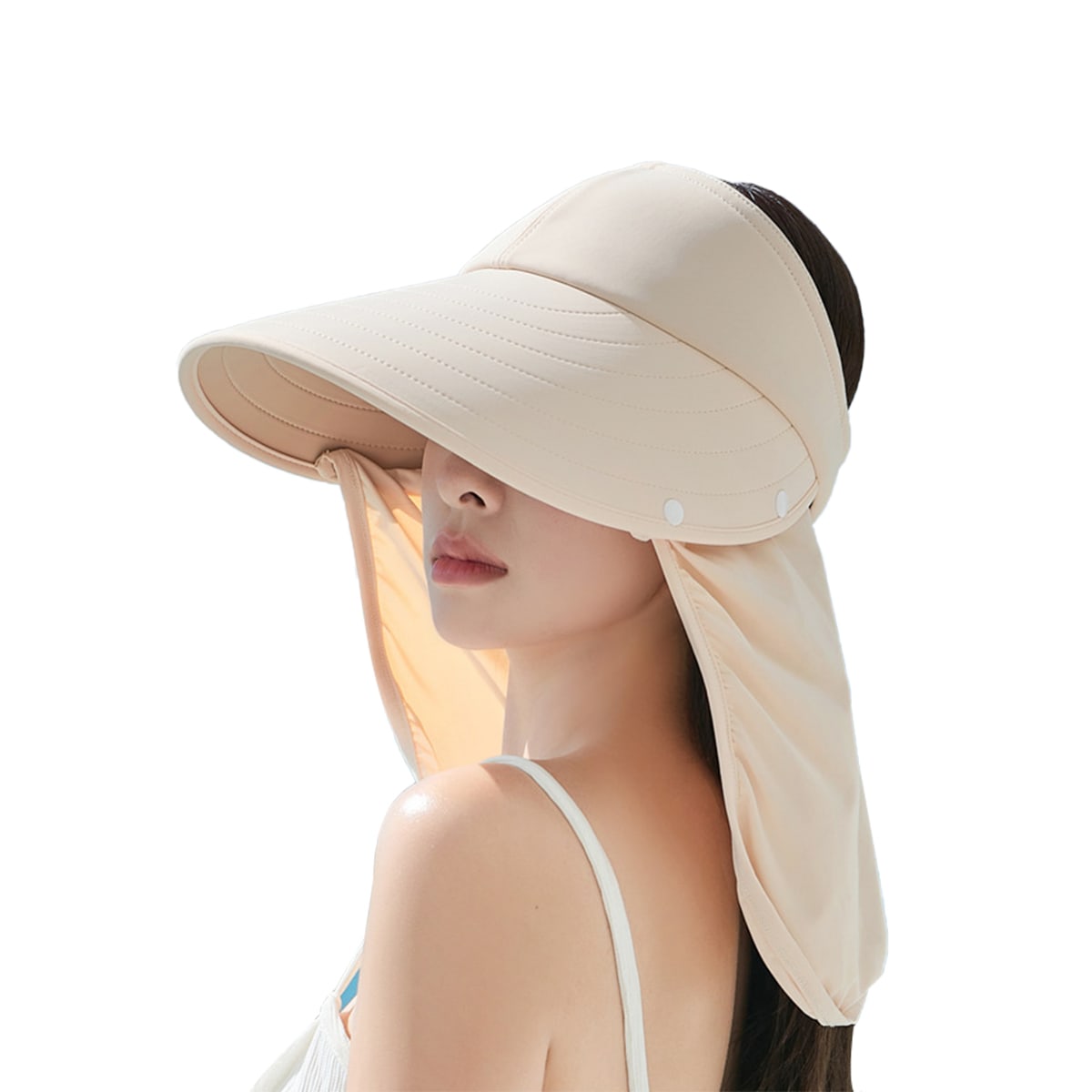 VISERA DE MUJER CUBRE ROSTRO 57CM6