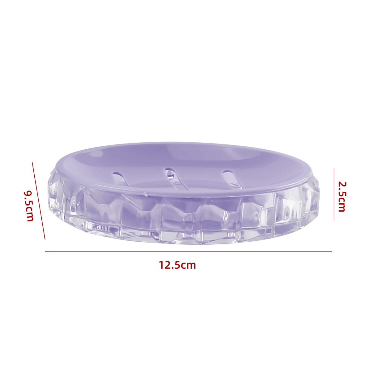 JABONERA LILA 12.5X9.5X2.5CM  0