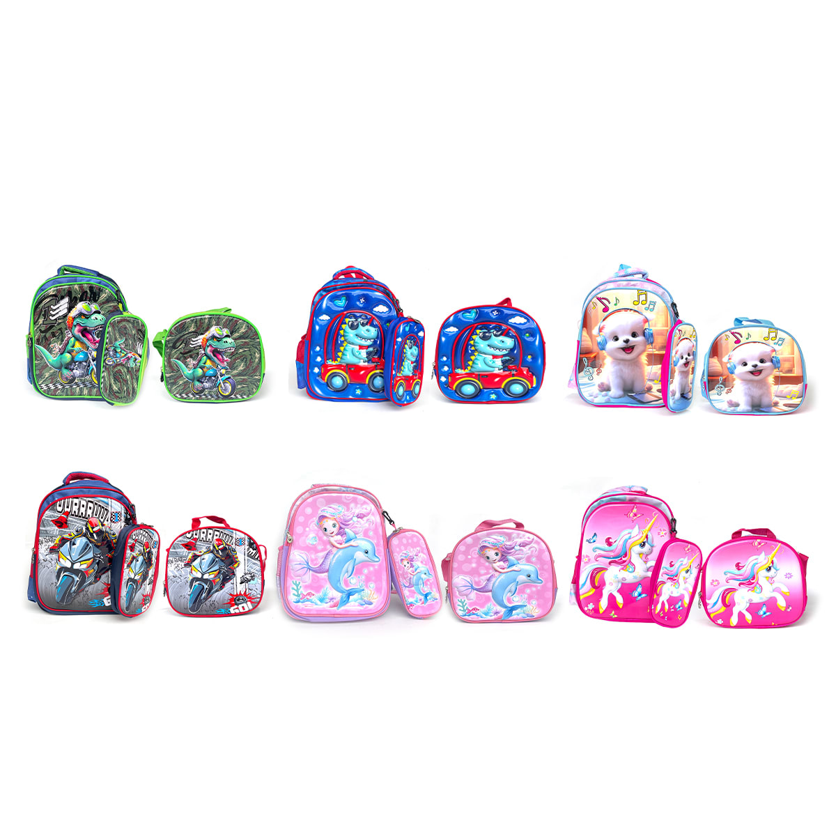 MOCHILA LONCHERA Y ESTUCHE 2