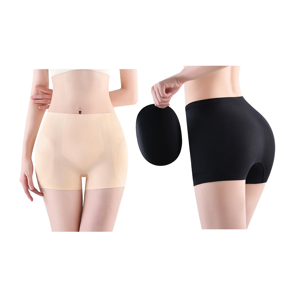 PANTALETA DE MUJER CON RELLENO INVISIBLE  0