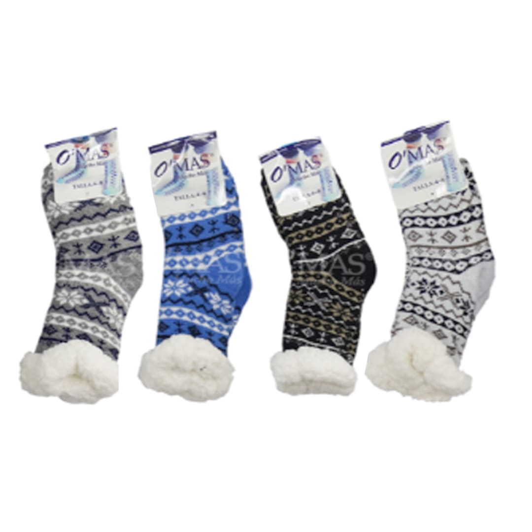 CALCETINES PANTUFLAS NIÑO CON CHIPORRO TALLA 2-4-6 | 12 UNID 0