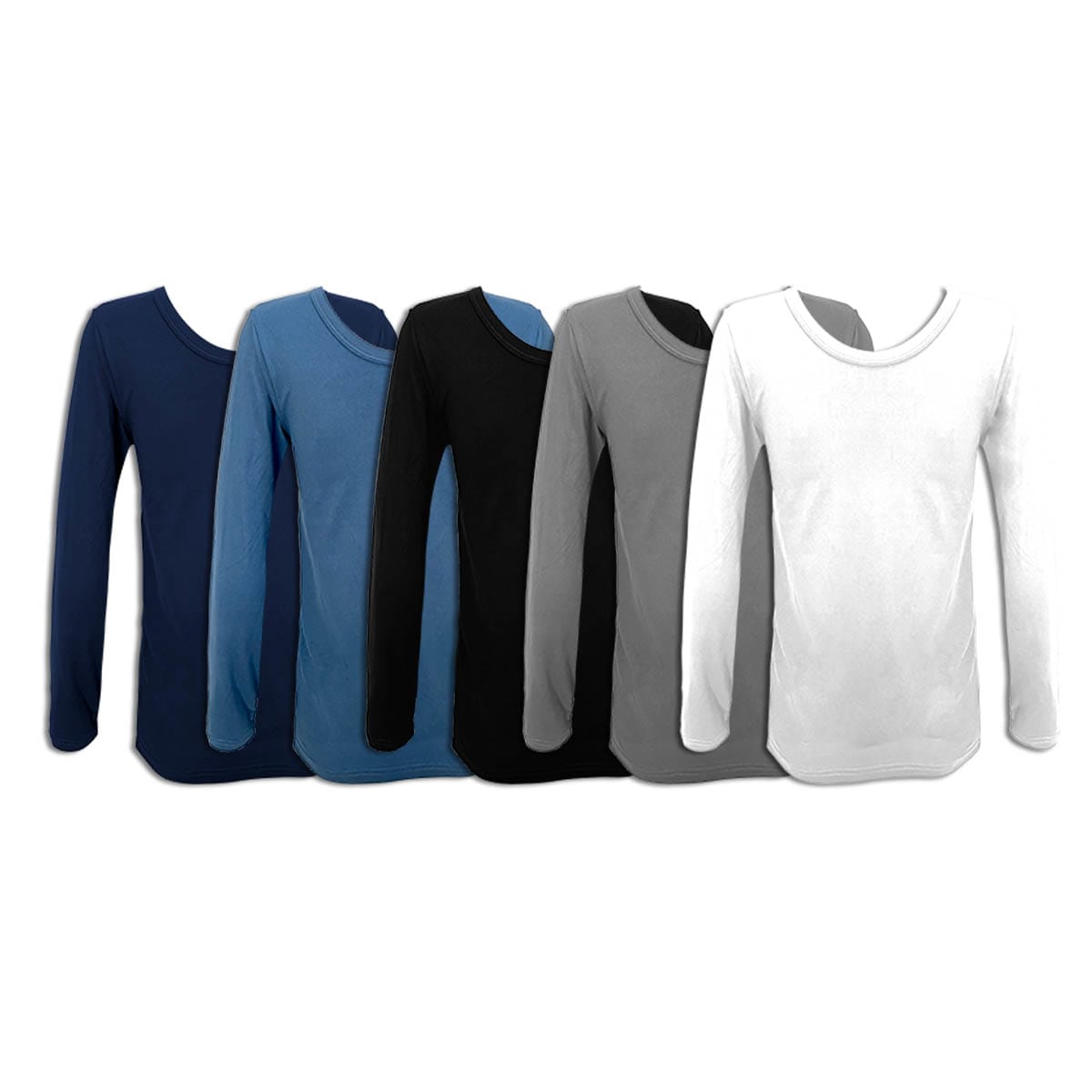 CAMISETA DE NIÑO JUVENIL BAMBU CUELLO REDONDO TALLA 13-14 15-16 S-M | 12 UNID7