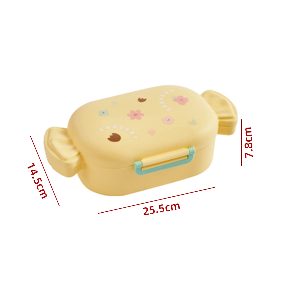 ENVASE LONCHERA PARA EL ALMUERZO DISEÑO DULCE 25.5X14.5X7.8CM | 12 UNID4