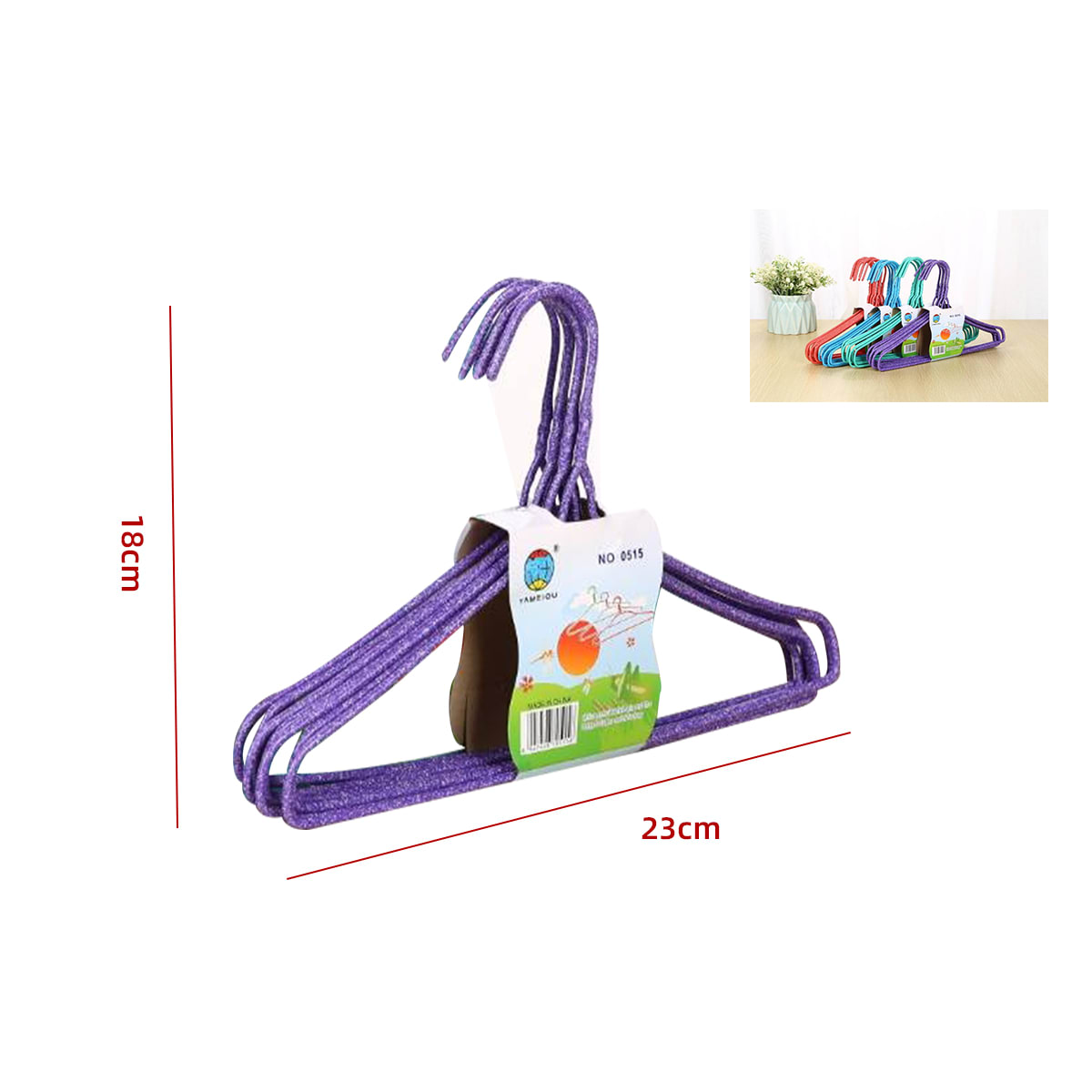 COLGADOR DE ROPA 29*18 CM 10 PCS2