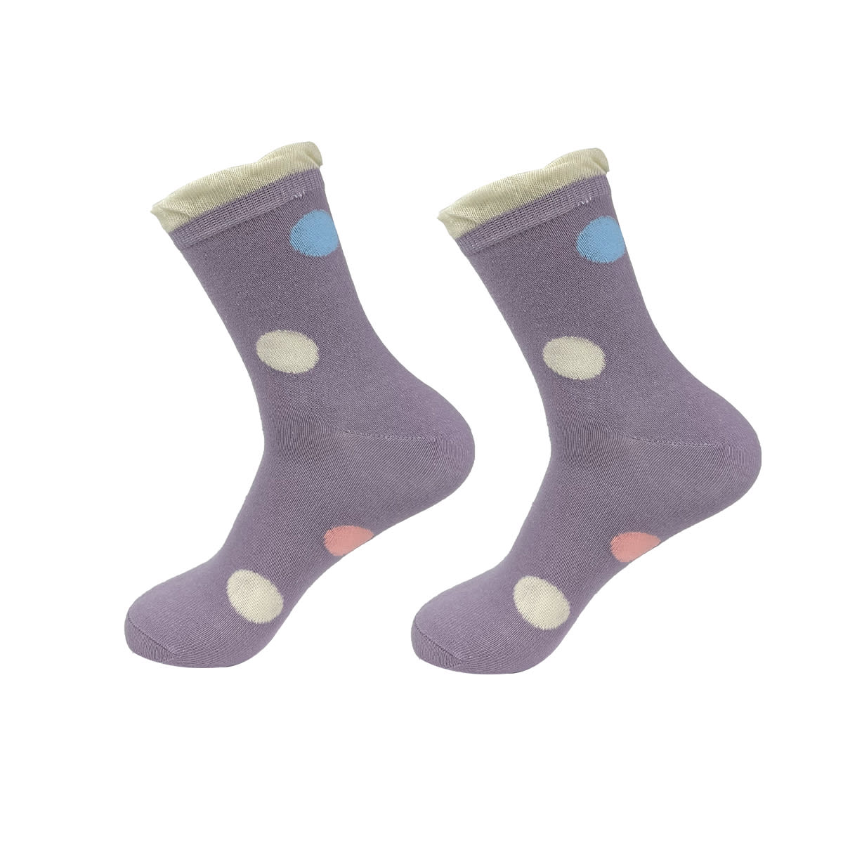 CALCETINES DE MUJER CORTE MEDIO DISEÑO SURTIDO ALGODÓN | 12 UNID6