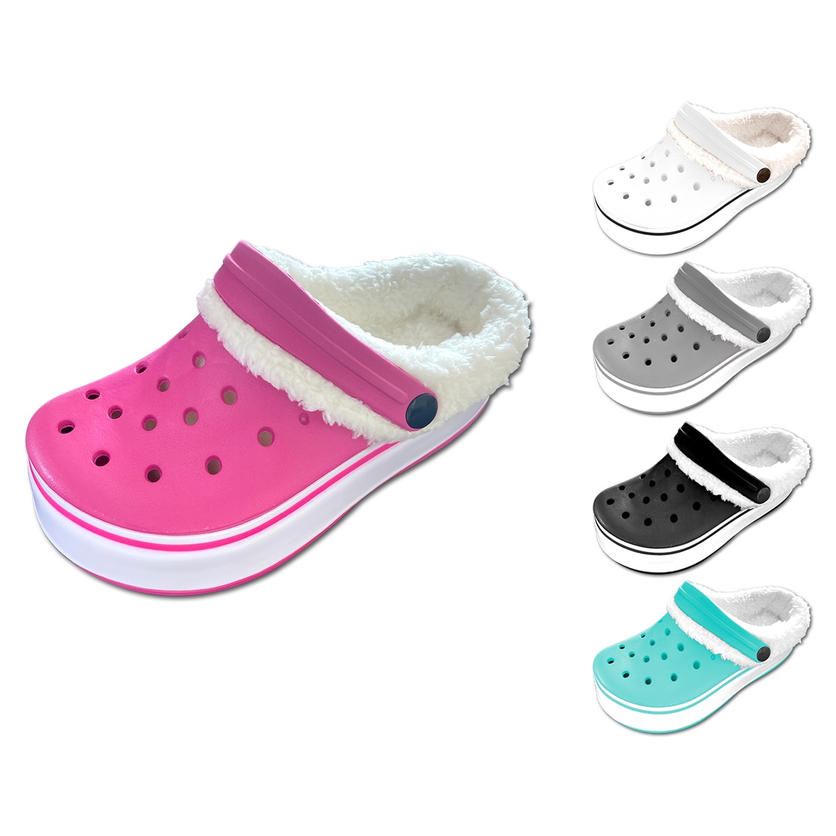 SANDALIAS DE MUJER CON CHIPORRO DE GOMA LISO  36-40 | 54 UNID 0