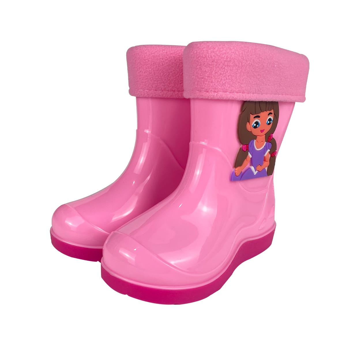 BOTAS DE AGUA INFANTIL DINOSAURIO/PRINCESA  PVC TALLA 25-29 | 45 UNID2