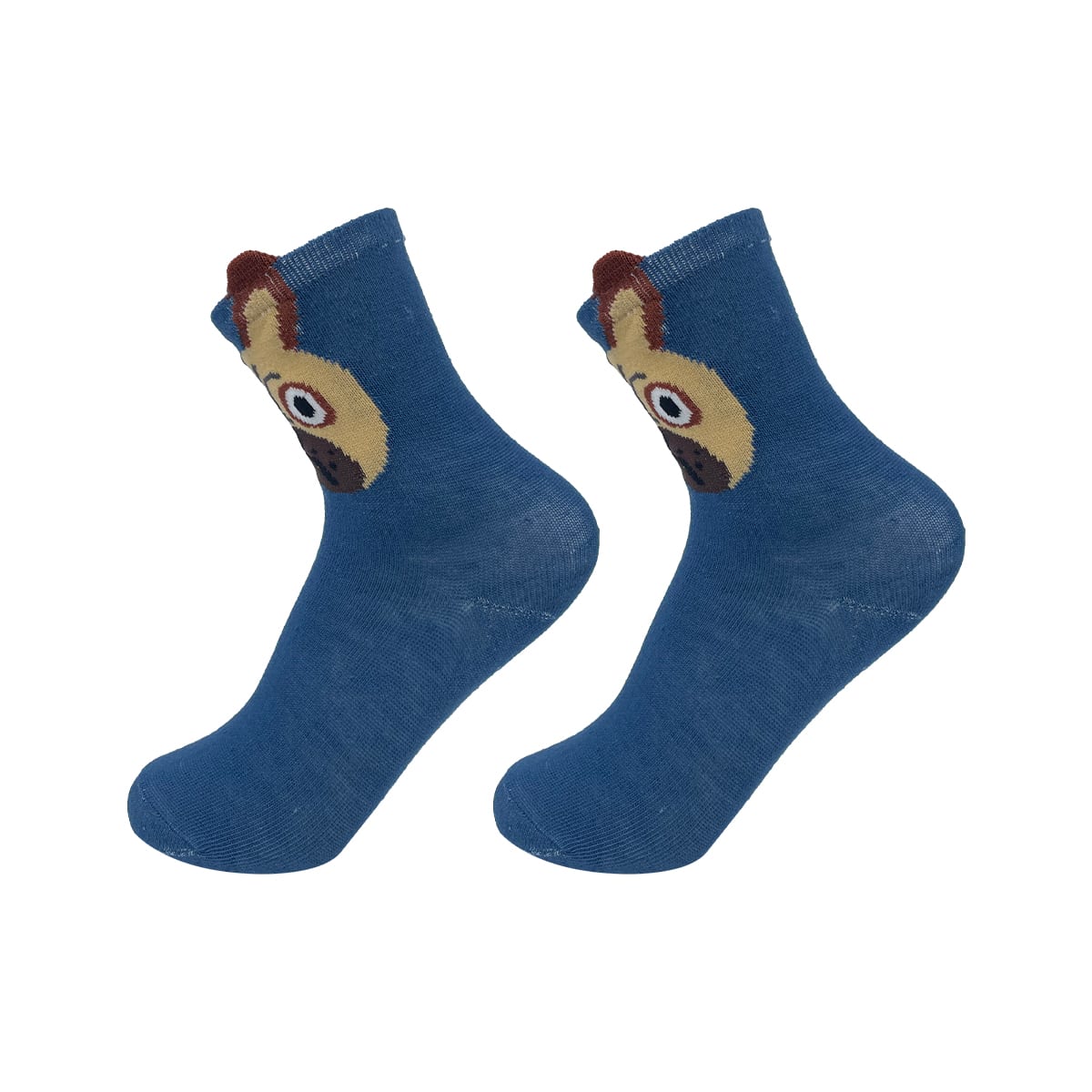 CALCETINES DE NIÑO LISO DISEÑO PERRO TALLA 9-12 AÑOS| 12 UNID2