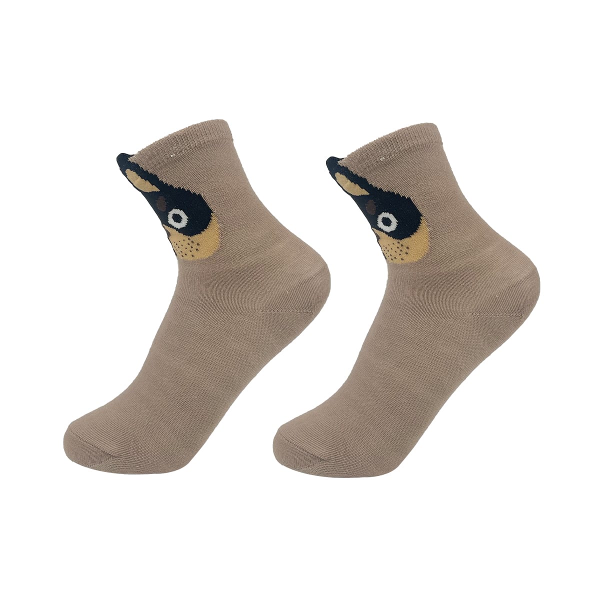 CALCETINES DE NIÑO LISO DISEÑO PERRO TALLA 9-12 AÑOS| 12 UNID4