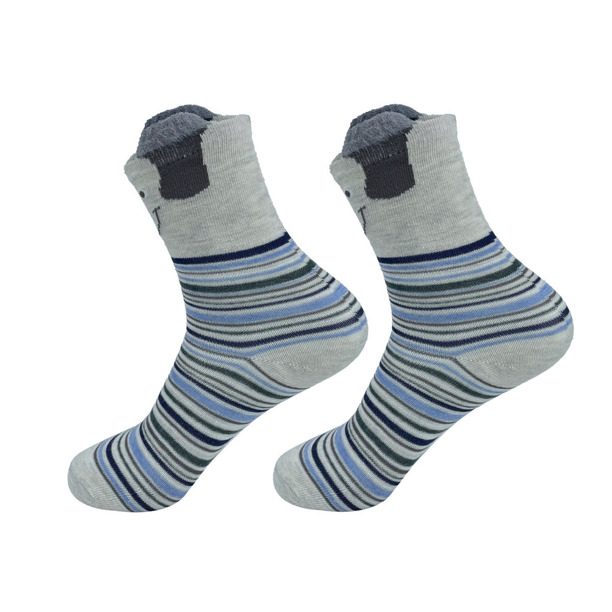 CALCETINES DE NIÑO LISO DISEÑO ANIMALES TALLA  3-6  AÑOS| 12 UNID3