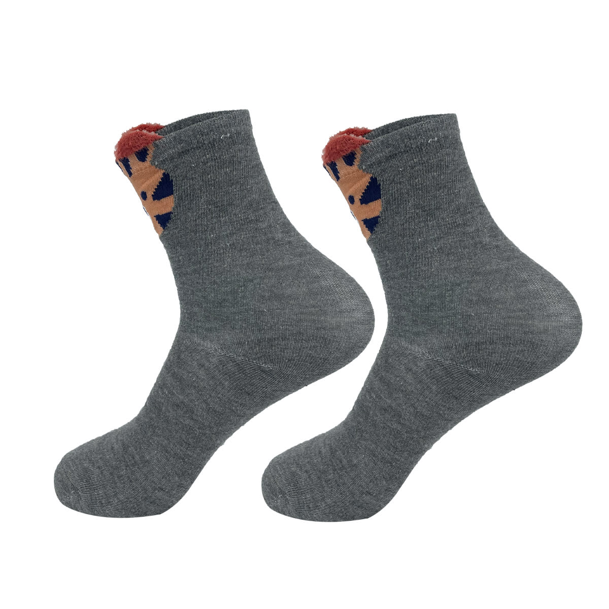 CALCETINES DE NIÑO LISO DISEÑO ANIMALES TALLA  6-9 AÑOS| 12 UNID6