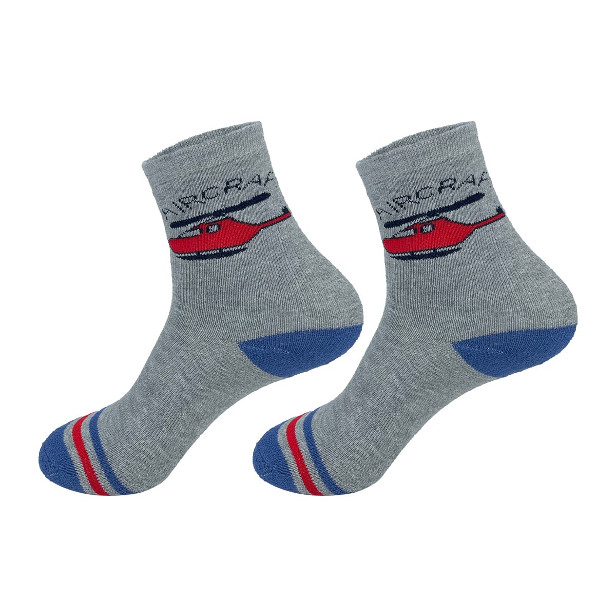 CALCETINES DE NIÑO CON DIBUJOS TOALLA TALLA 6-9 AÑOS | 12 UNID4