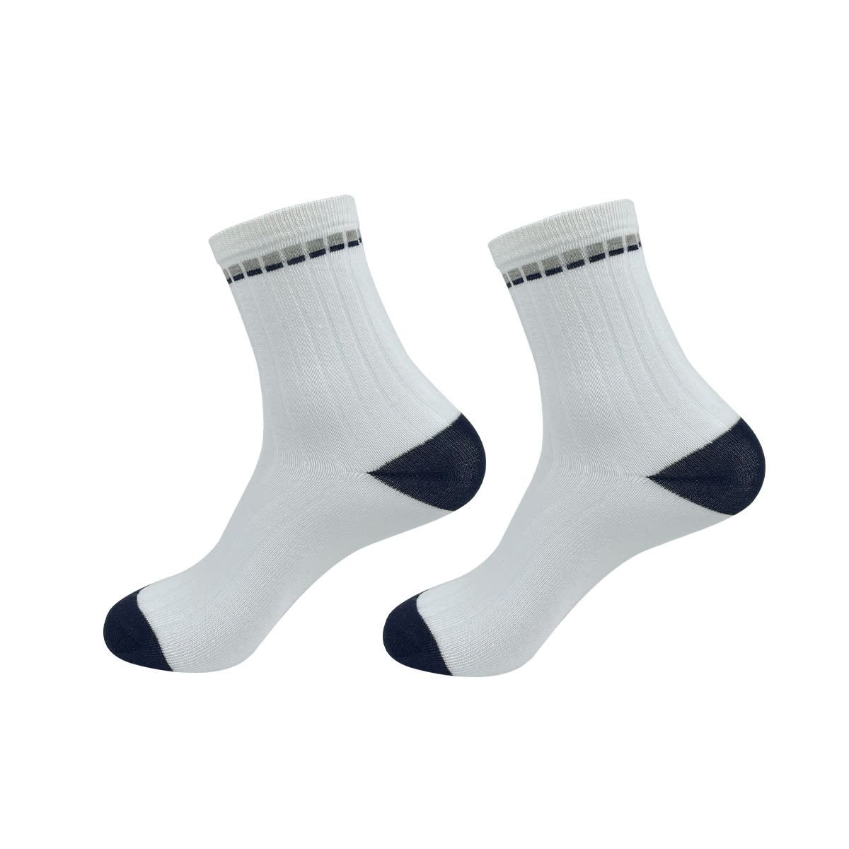 CALCETINES DE NIÑO ACANALADO COLOR LISO SURTIDO 6-9 AÑO| 12 UNID3