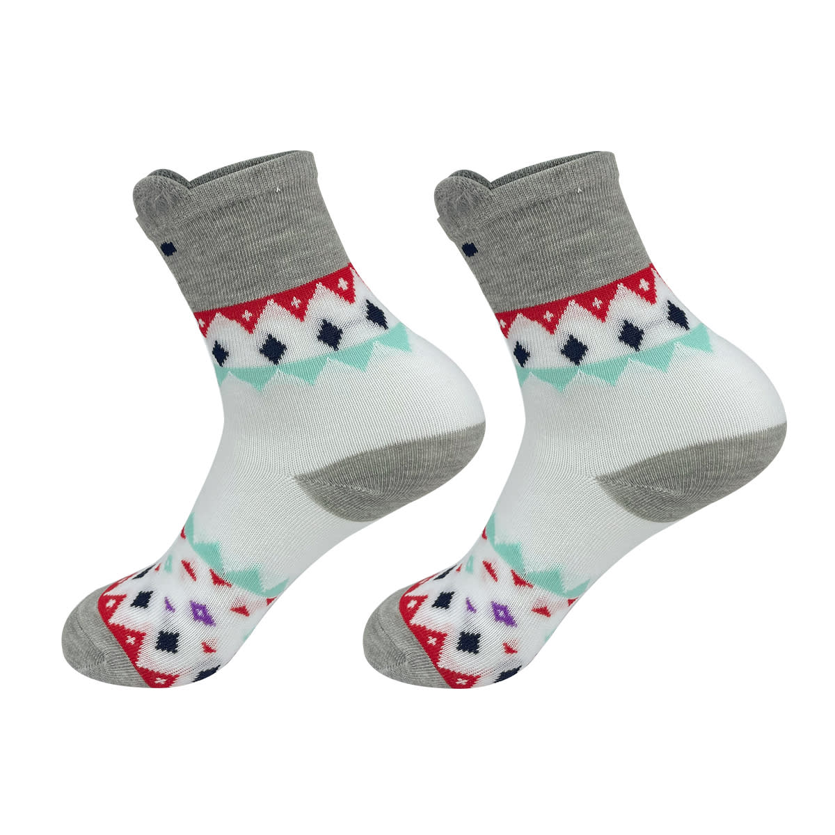 CALCETINES DE NIÑA DISEÑO ANIMALES SURTIDOS 3-6 AÑOS| 12 UNID6