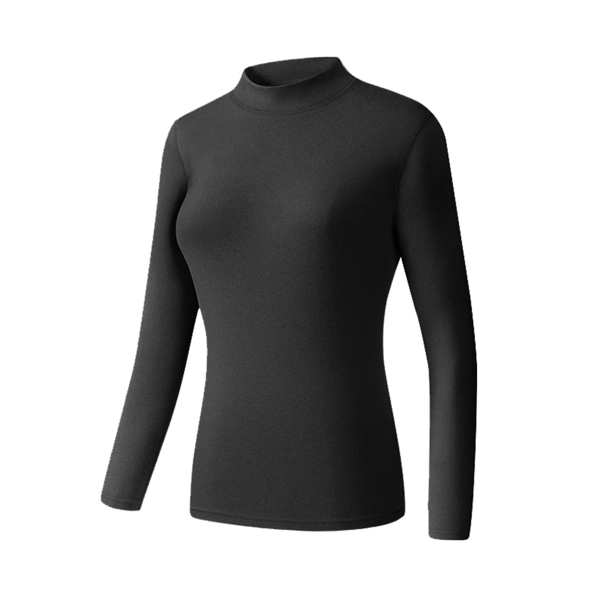 CAMISETA DE MUJER CUELLO BEATLE BLANCO/NEGRO POLAR | 12 UNID2