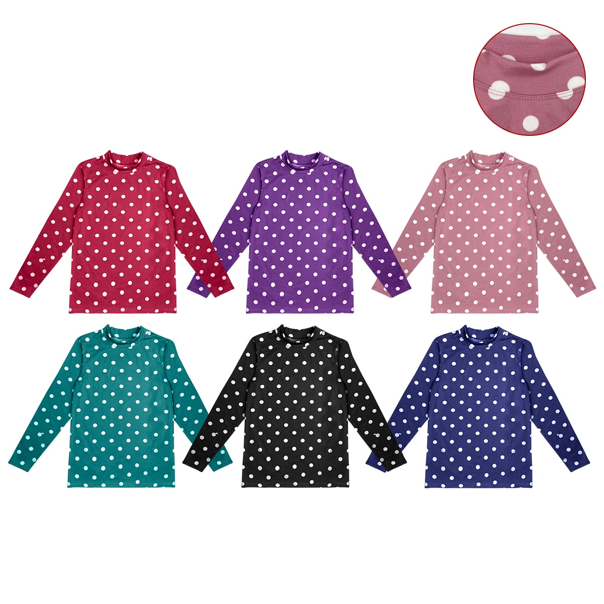 CAMISETA DE MUJER DISEÑO PUNTOS CUELLO BEATLE 0