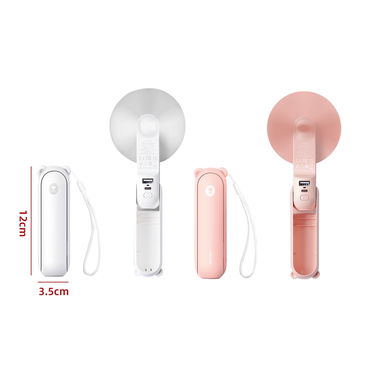 VENTILADOR PORTÁTIL 12X3.5X4.1 CM 0