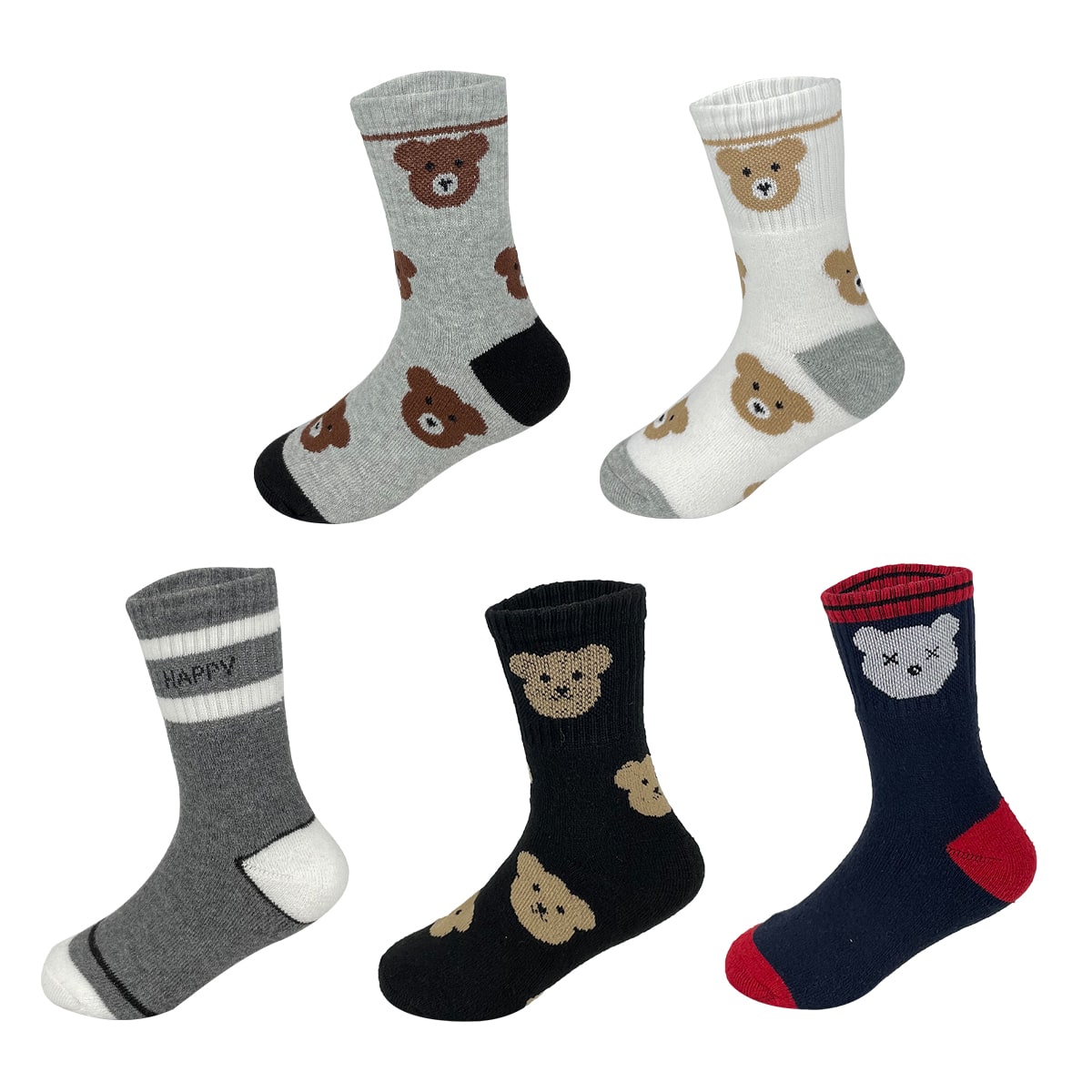 CALCETIN NIÑO TOALLA OSO 9-12 AÑOS 0