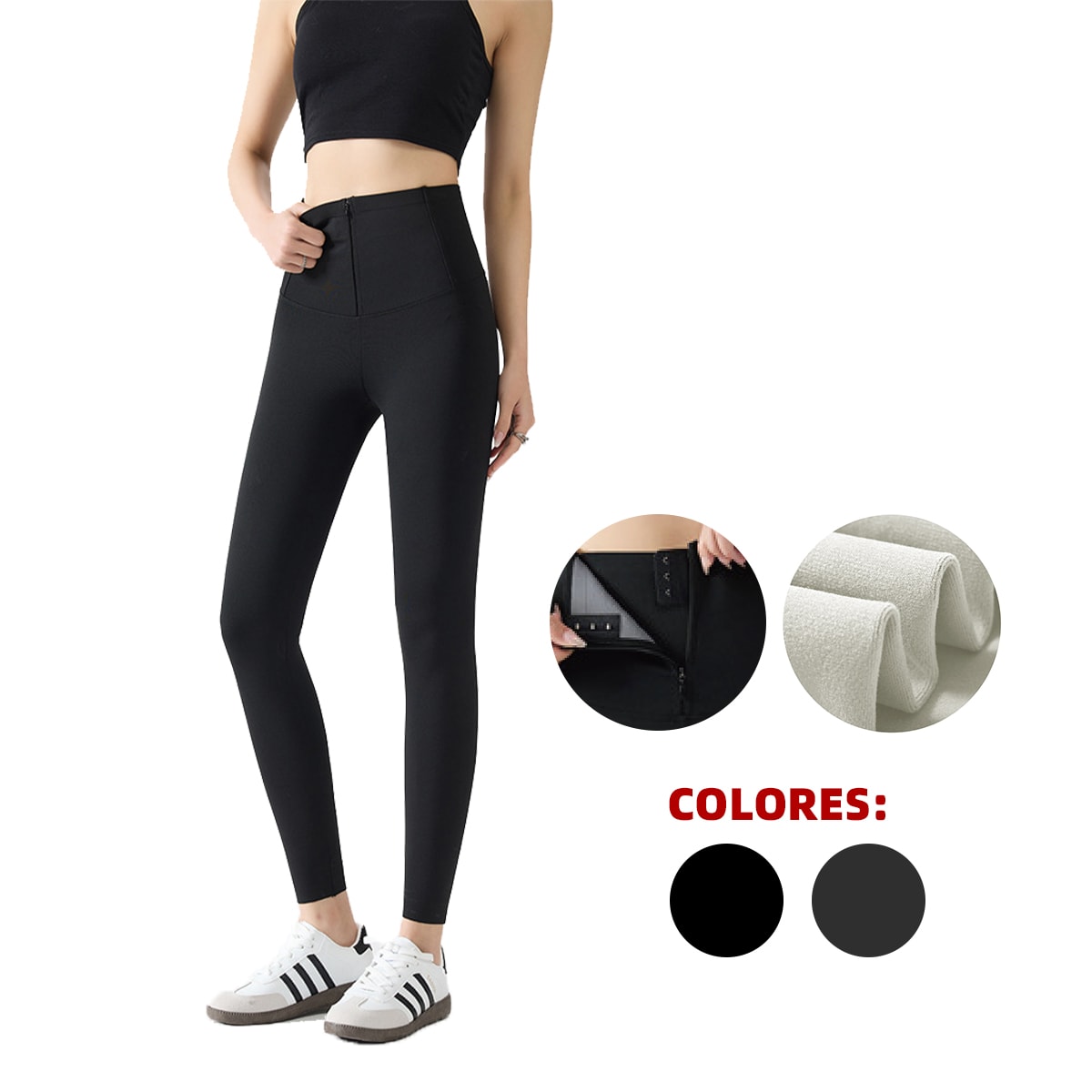 CALZA POLAR DEPORTIVO 
CON FAJA Y CIERRE M/L/XL/2XL2